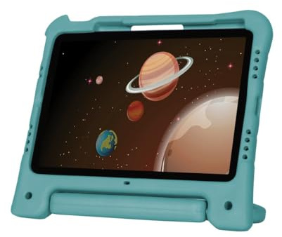 Targus® Kids Antimicrobial Case for iPad Air® 11-inch (M2), iPad® 10.9-inch (10th gen), iPad Air® 10.9-inch (5th and 4th gen), iPad Pro® 11-inch (4th, 3rd, 2nd, 1st gen) - Teal