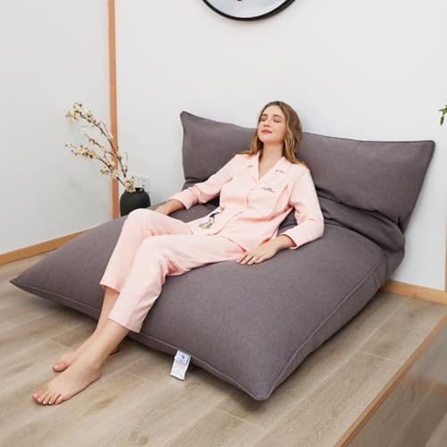 Fodera per poltrona sacco – Fodera per divano di lusso, per soggiorno, camera da letto, giardino, imbottitura non inclusa