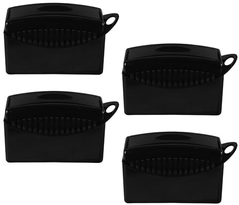 ARTSEWPLY 4pezzi Tamponi in Spugna per Ceratura Auto da Applicatori con Coperchio Accessori per Pulizia Veicoli Tamponi Non Abrasivi per Protezione Vernice e Cerchioni Organizer