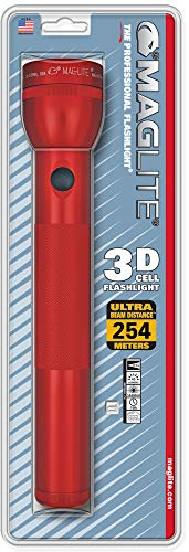 Maglite S3D036 3D Cell Flashlight in Blister Pack - Red