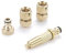 REHAU Armaturen Grundausstattung, hochwertiges Messing, für 19mm (3/4) Schlauch, Set aus Hahnanschluss, Schnellschlauchstück, Wasserstop, Spritze
