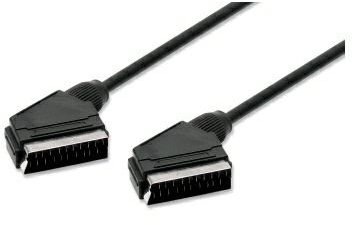 Cavo scart m + scart m 21 poli - l. 1,2 mt.