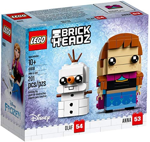 LEGO BrickHeadz Anna & Olaf Building Kit, Multicolor