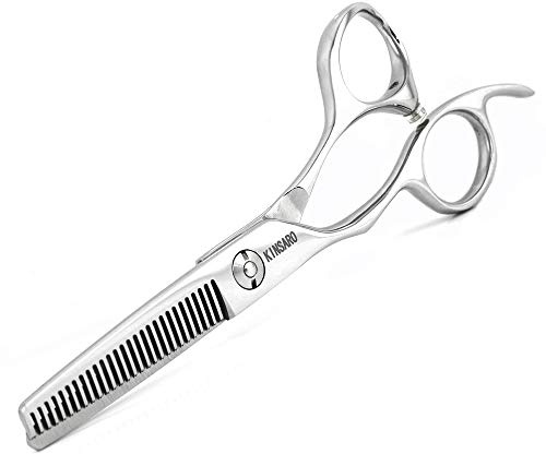 Haarschere Linkshänder Effilierschere 5,5 Zoll Friseurschere Linkshänder Haar Effilierschere Friseurschere KINSARO