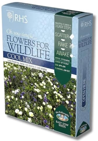 Mr Fothergill's RHS Cool Mix Wildflower Seeds, 12 Varieties