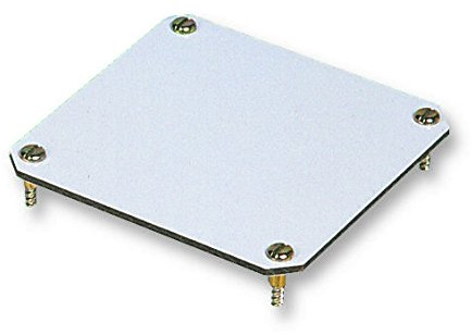 (SPELSBERG) Piastra di montaggio, 90 x 90 x 2,5 mm | Accessori per involucri, piastre, armadi da 19, 1 x quantità, 195-004