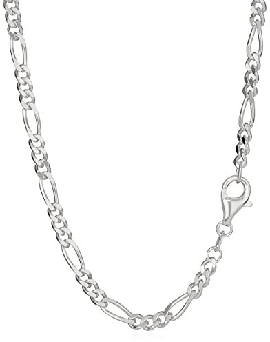 NKlaus 50cm Figarokette 925 Silber elegante Halskette Breite: 3,0mm Collier 7,8g schwer 14308