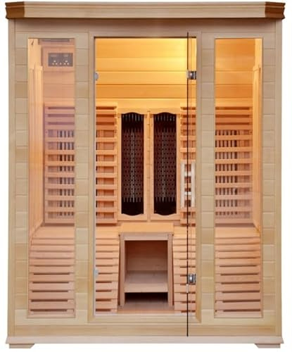 Bagno Italia Sauna a infrarossi 150x150 cm per due persone multifunzione cromoterapia