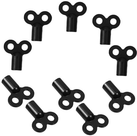 HOMSFOU 10 Stück Heizkörper Entlüftungsschlüssel Aus Zinklegierung Multifunktionales Werkzeug Für Heizungs Und Wasserhahnventile Langlebig Universell Einsetzbar Für Viele