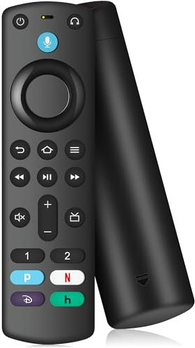Fire Remote Replacement for TV Stick(2nd/3rd Gen),TVs Stick(4K/4K Max/Lite),TV Cube(2nd/3rd Gen),Remote for Pioneer,Hisense 3rd Gen Smart TVs Smart TVs