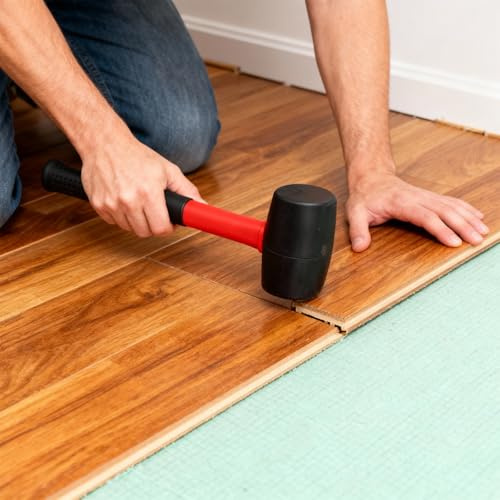 MAKTSAM 3 st 32 dl massiv gummiklubba med halkfritt handtag, slitstark gummihammare för plattbeläggning, murning, gör-det-själv-projekt, tältinställning och kakelinstallation