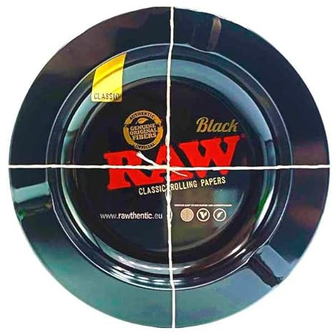 RAW CENICERO METAL BLACK