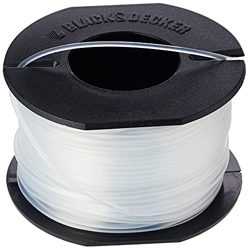 BLACK+DECKER Filo Nylon Rocchetti, 1 pezzo X 37,5 metri, filo 1,5 mm, Accessori Tagliabordi , A6046-XJ