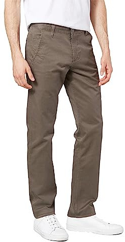 Dockers Alpha Original Khaki Pantalon Homme Dark Pebble, 30W / 32L