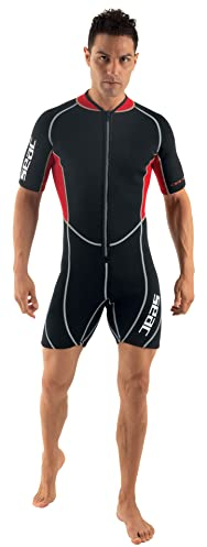Seac Ciao Man, Kurzarmanzug für Herren aus 2,5 mm-Neopren zum Schnorcheln, Tauchen und andere Wassersportarten