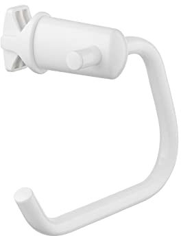 Handy pap scaldasalviette - Portarotolo carta igienica, si fissa direttamente sul radiatore scaldasalviette - Bianco mb