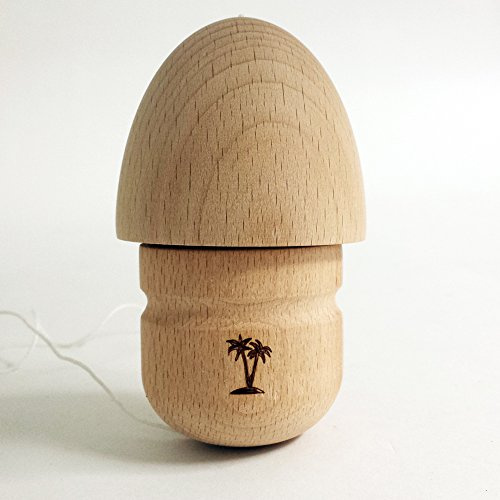 Bahama Kendama Mushroom 'Pill' Style Kendama- Natural