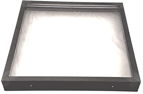 SIG Skylights CM3B 24 x 24 Curb Mounted Glass Skylight w/Bronze Insulated Glass, 2 Drop