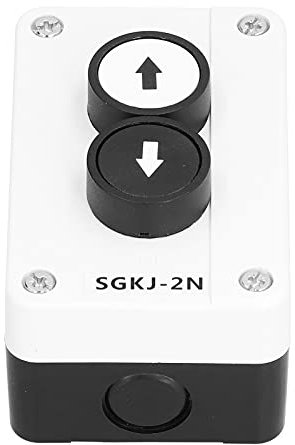 SGKJ-2N Interrupteurs à bouton-poussoir momentanés Boîte Étanche Interrupteur de levage de queue de camion Auto-récupération Interrupteur à bouton-poussoir Haut Bas Interrupteur d'arrêt pour porte à r