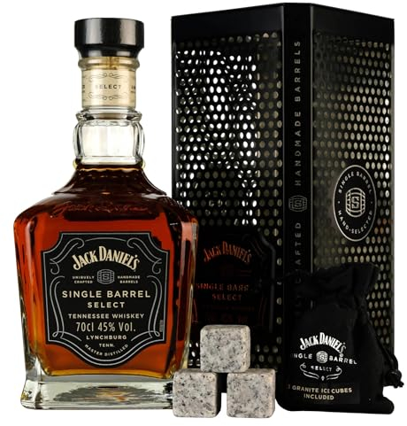 Scotch Whisky Jack Daniel's - Single Barrel & Whiskey Stones - Whiskey