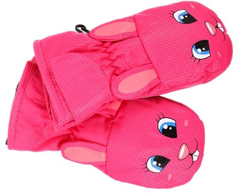 Happyyami Skifäustlinge Für Jungen Und Mädchen Handschuhe Textur Mädchenfäustlinge Warm Bequem