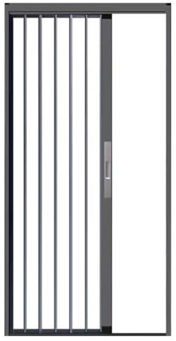 Porte coulissante, Porte Pliante accordéon Portes accordéon verrouillables pour porte d'entrée, grandes portes intérieures pliantes en acrylique transparent de 80 pouces de hauteur, porte pliante à ca