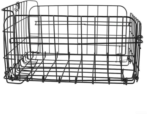 Fahrradgepäckträger, praktisches und platzsparendes faltbares Drahtkorb-Design