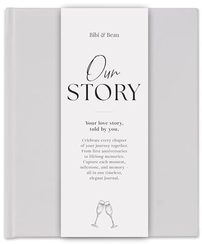 Anniversary Journal for Couples – Scrapbook & Photo Album from 1st to 75th Year | Thoughtful Paper Gift for Husband or Wife | UK Keepsake Memory Book