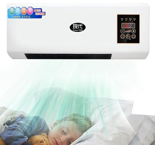 Klimaanlage Ohne Luftkanäle - 2 in 1 Elektrogerät Mit Fernbedienung | Kühlen Und Heizen Für Wohnzimmer Wohnwagen Badezimmer Garage