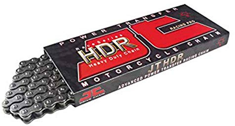 JT Chain JTC420HDR134SL (420 Series) Black Steel 134 Link Heavy Duty Non O-Ring Chain with Connecting Link