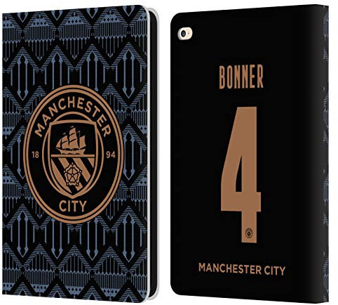Head Case Designs Offiziell Zugelassen Manchester City Man City FC Gemma Bonner 2020/21 Frauen Away Kit Gruppe 1 Leder Brieftaschen Handyhülle Hülle Huelle kompatibel mit Apple iPad Air 2 (2014)