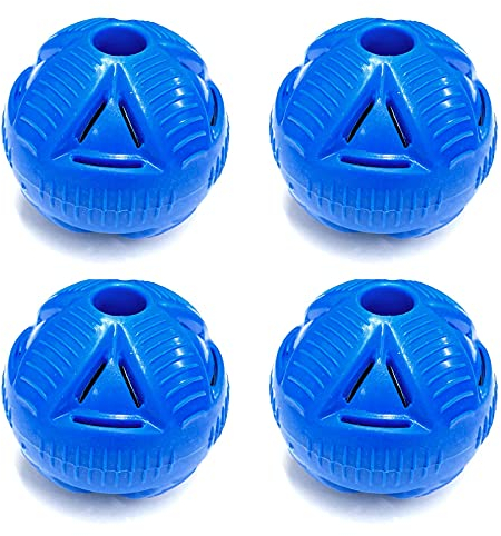 Juego de 4 bolas de limpieza para inodoro, bola antical, granulado de cerámica, diámetro de 6 cm