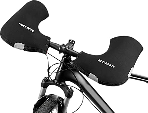 Doorslay Gants de Cyclisme, Gants d'hiver, Manchons Velo Guidon Windproof étanche Chaud Super Doux Gants écran Tactile Sport Surface en néoprène de 6 mm pour Le vélo, Le Ski, l'escalade