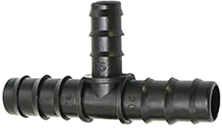 2PCS T-Shape 1till 3/4 till 1/2Garden Slange Tee Connector Reducer Water Splitter vattenkontakt för 25 mm/20 mm/16 mm slang,20mm to 16mm