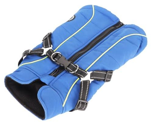 Hunde-Wintermäntel, wasserdichte, Warme Hunde-Schneejacke, Winddicht, Reflektierend, Verstellbar, Kleine Hunde, Mädchen und Jungen ﻿ (XXL)