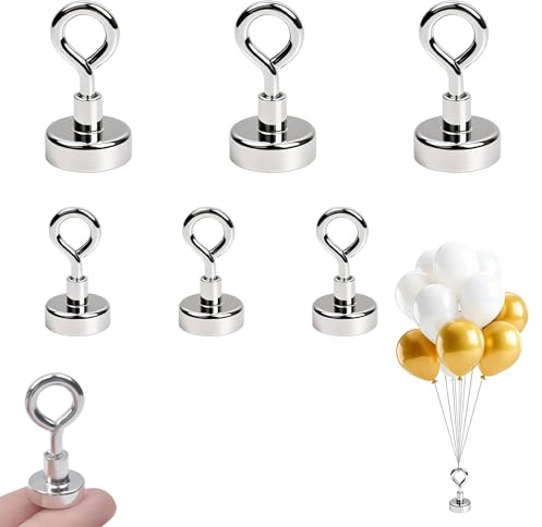 YTAXYZWR 6 Pesi per Palloncini Elio Riutilizzabili in Plastica, 10g Leggeri con Doppia Resistenza 0-2kg e 0-6kg, Colori Neutri, Ideali per Compleanni Matrimoni Feste Allestimenti Decorativi