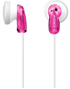Sony MDRE9LPP - Auriculares de botón, Blanco y Rosa, 5