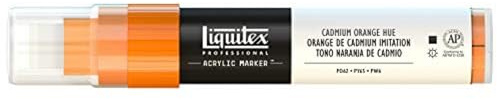 Liquitex Professional Paint Marker with 8-15 mm Wide Nib - Cadmium Orange Hue