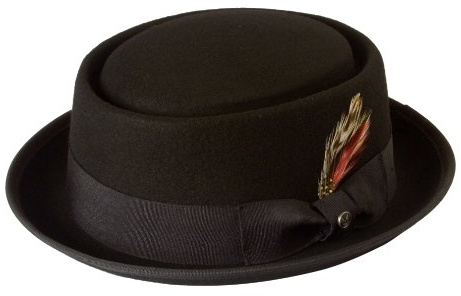Chapeau pork-pie style Heisenberg Walter White de Breaking Bad 100 % feutre de laine