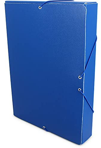 Grafoplás Caja Proyecto Armada L 50 mm Gomas Liso, Azul