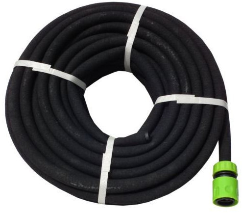 NEW 15M POROUS SOAKER HOSE WATER DRIP IRRIGATION FLEXIBLE LAWN GARDEN WATERING