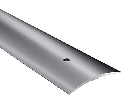 Carpet Cover 70mm Width 1.86M Aluminium Threshold Strip Door Floor Trim Transition Bar TMW Profiles (1.86M, Titanium)