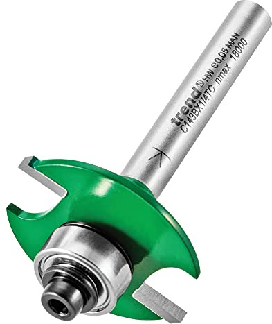 Trend CraftPro Slotting Router Cutter, 1/4 Inch Shank, 2mm Kerf, 31.8mm Diameter, Tungsten Carbide Tipped, C143BX1/4TC
