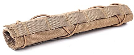DONGKER Ljuddämparskydd, taktiskt ljuddämparskydd, airsoft suppressor skydd för rifle presentatör utomhus paintball Protective