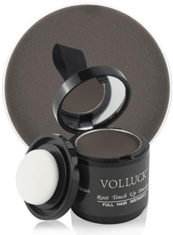 VOLLUCK Polvere per la linea dei capelli 0,35 once in polvere per ritocchi di radice per capelli grigi per coprire i capelli e il colore in polvere per le donne uomini in polvere ombra di capelli