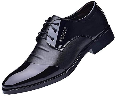 Chaussures Chaussures Costume Mode Homme Chaussures Casual Pointu Hommes Cuir Business Toe Chaussures en Cuir pour Hommes Chaussons Homme Noir Bottines Noires pour Hommes Talons Habillées