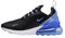 Nike Damen Air Max 270 Sneaker, Black Metallic Silver Royal Pulse, 40 EU