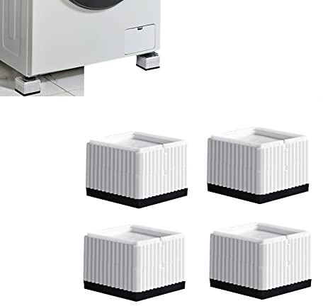 Almohadillas antivibración para electrodomésticos, alfombrillas de goma para reducción de ruido, amortiguadores antideslizantes para lavadoras y lavavajillas