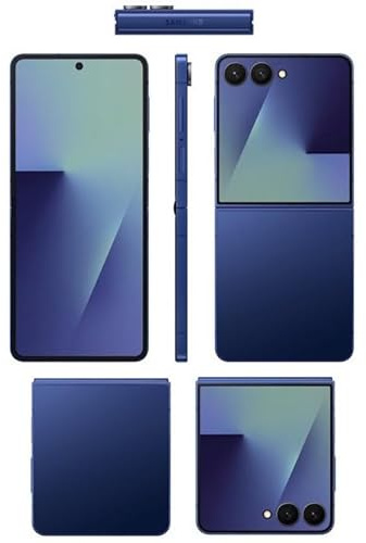 Samsung Galaxy Z Flip7, Smartphone Android 5G avec Galaxy AI, 512 Go, Smartphone déverrouillé, Bleu Nuit