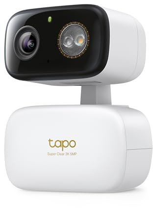 Tapo 3K panorama/lutande övervakningskamera för inomhus/utomhus, C236